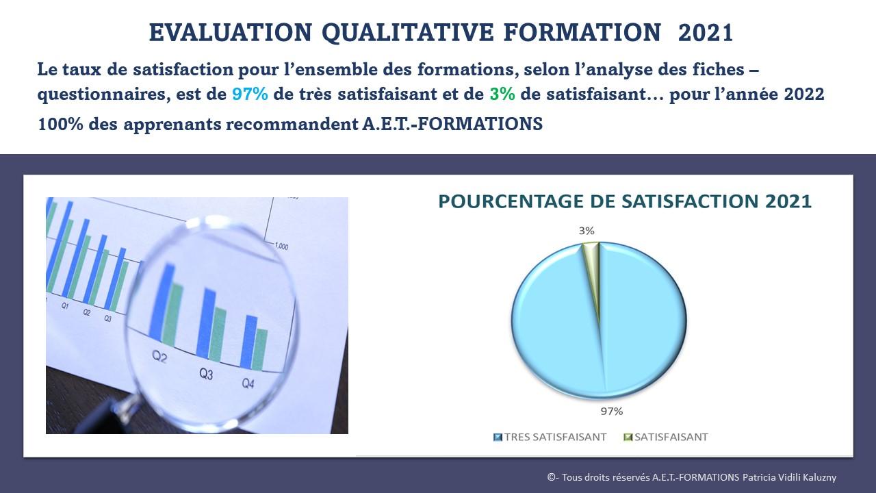 EVALUATION QUALITATIVE 2021