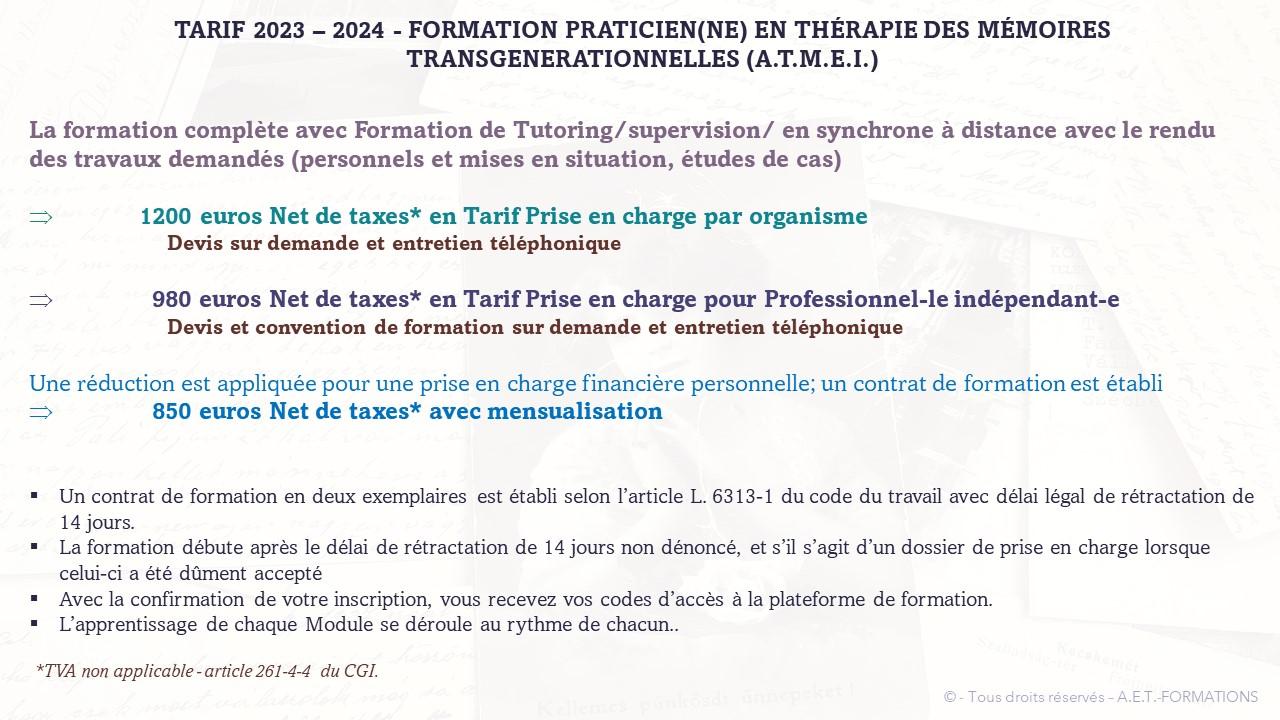 TARIF FORM TRANSG 2024