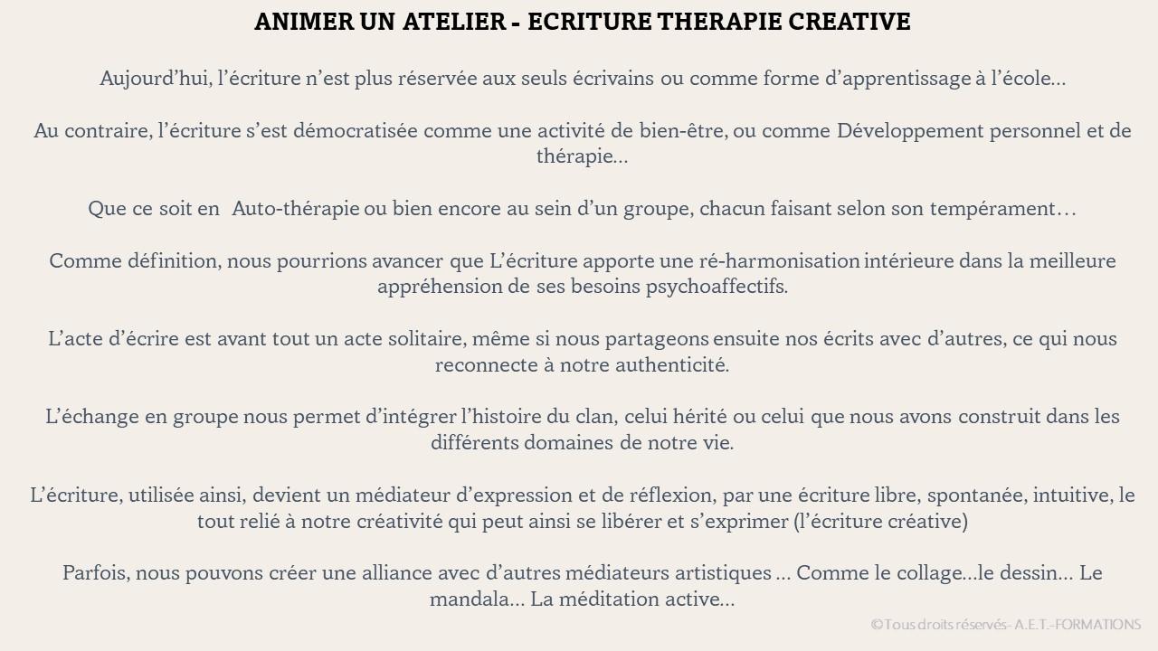 form ecriture therapie 2024 1