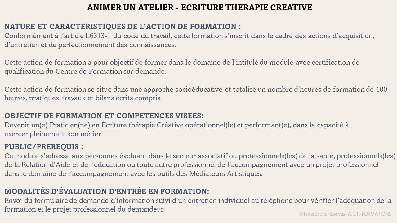 form ecriture therapie 2024 3