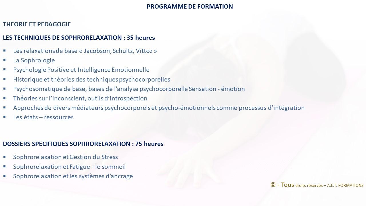 FORM SOPHRO 5