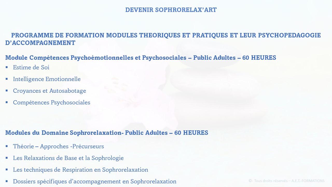 SOPHRORELAX ART 7